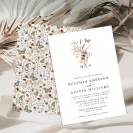 ホワイトボホ結婚式招待状 招待状