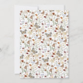 ホワイトボホ結婚式招待状 招待状 (裏面)