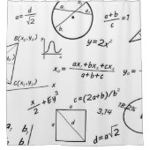 ホワイトボードのカーテンシャワー シャワーカーテン (正面)