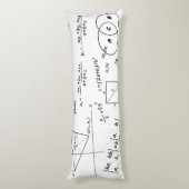 ホワイトボードボディピロー (50.8cm x 137.1cm) ボディピロー (裏面 (縦))