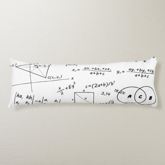 ホワイトボードボディピロー (50.8cm x 137.1cm) ボディピロー (正面)