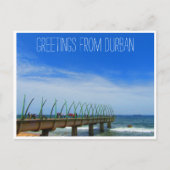 ホワイトボーン桟橋ダーバンの挨拶 ポストカード (正面)