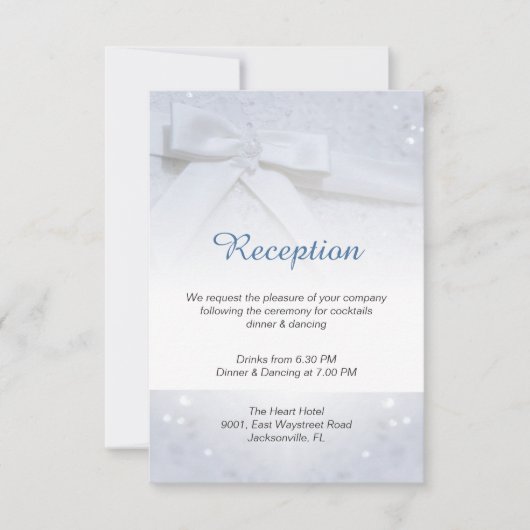 ホワイトボー結婚ズ2-in-1披露宴アコモデーション 招待状 (正面)