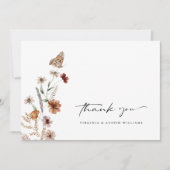 ホワイトボ結婚ホサンキューカード サンキューカード (正面)