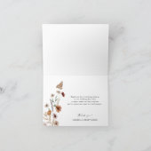 ホワイトボ結婚ホサンキューカード サンキューカード (内部)