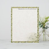 ホワイトポインセチアのクリスマス文房具 (スタンド正面)