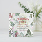 ホワイトポインセチアフェスティバルフローラクリスマスパーティー 招待状 (スタンド正面)