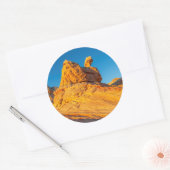 ホワイトポケットでの砂岩のフォーメーション3 ラウンドシール (封筒)