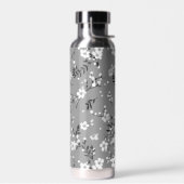 ホワイトポジオングレー ウォーターボトル (左面)