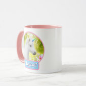 ホワイトポニー ユニコーン マグカップ (正面左)