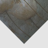 ホワイトポピーとティール（緑がかった色）切り離 薄葉紙 (詳細)