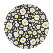 ホワイトポピーのガラス切り板（5サイズ） カッティングボード (正面)