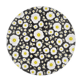 ホワイトポピーのガラス切り板（5サイズ） カッティングボード