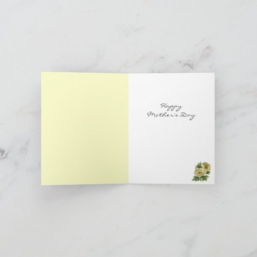 ホワイトポピーカスタムズの母の日のカード カード (内部)