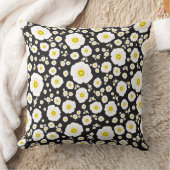ホワイトポピーズスクエア装飾用クッション クッション (ブランケット)