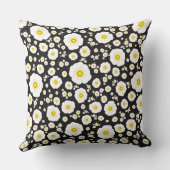 ホワイトポピーズスクエア装飾用クッション クッション (裏面)