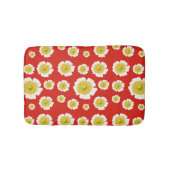 ホワイトポピー風呂マット バスマット (正面)