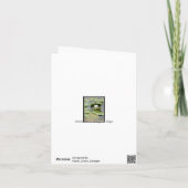 ホワイトポンドリリー同情カード カード (裏面)