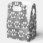 ホワイトポープリンカスタムト水彩カスタム文字 フェイバーボックス (オープン)