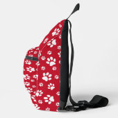 ホワイトポープリントズデザイン スリングバッグ (右)