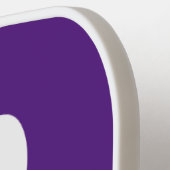 ホワイトポープリントデザインピックボール ピックルボールラケット (左詳細)