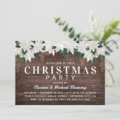 ホワイトポ素朴インシエッタフェスティバルクリスマスパーティー 招待状 (スタンド正面)