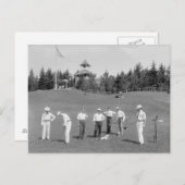 ホワイトマウンテンズゴルファー, 1910 ポストカード (正面/裏面)