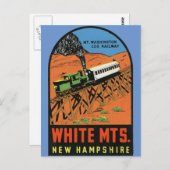 ホワイトマウンテンズニューハンプシャーポストカード ポストカード (正面/裏面)
