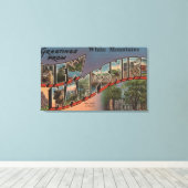 ホワイトマウンテンズニューハンプシャー2 キャンバスプリント (インサイチュ (ウッドフロア))