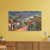 ホワイトマウンテンズニューハンプシャー2 キャンバスプリント (インサイチュ (リビング))