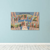 ホワイトマウンテンズニューハンプシャー3 キャンバスプリント (インサイチュ (ウッドフロア))