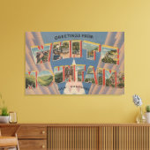 ホワイトマウンテンズニューハンプシャー3 キャンバスプリント (インサイチュ (リビング))