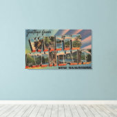 ホワイトマウンテンズニューハンプシャー4 キャンバスプリント (インサイチュ (ウッドフロア))