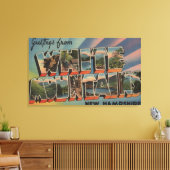 ホワイトマウンテンズニューハンプシャー4 キャンバスプリント (インサイチュ (リビング))