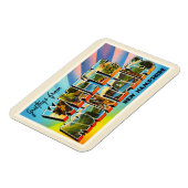 ホワイトマウンテンズニューハンプシャーNHトラベル土産 マグネット (左側)