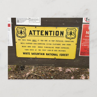 ホワイトマウンテンズマウントジャクソンポストカード ポストカード