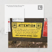 ホワイトマウンテンズマウントジャクソンポストカード ポストカード (正面/裏面)