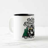 ホワイトマウンテンナショナルフォレストニューハンプシャー ツートーンマグカップ (正面左)