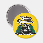 ホワイトマウンテンナショナルフォレストニューハンプシャー マグネット (正面/裏面)