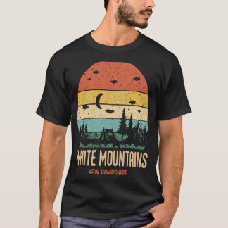 ホワイトマウンテンニューハンプシャーマウンテンズハイキングヴィント Tシャツ