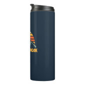 ホワイトマウンテンピークカリフォルニアレトロターコイズ タンブラー (回転右)