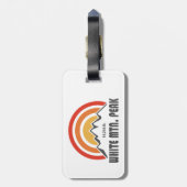 ホワイトマウンテンピークカリフォルニア ラゲッジタグ (裏面縦)