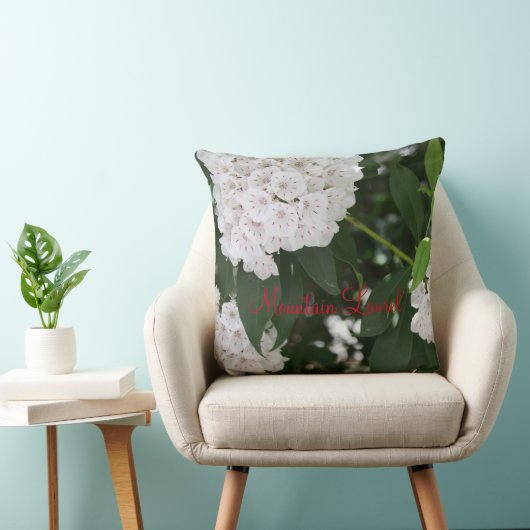 ホワイトマウンテンローレルフラワーズ装飾用クッション クッション (椅子)