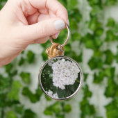 ホワイトマウンテンローレルフローラボタンキーチェーン キーホルダー (手)