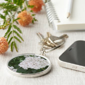 ホワイトマウンテンローレルフローラボタンキーチェーン キーホルダー (側面)