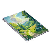 ホワイトマウンテン | ニューハンプシャー州の風景画 ノートブック (右側)