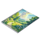 ホワイトマウンテン | ニューハンプシャー州の風景画 ノートブック (左側)