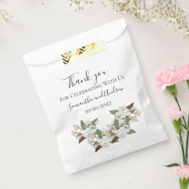 ホワイトマグノリアエレガントスクラシック結婚 フェイバーバッグ