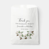 ホワイトマグノリアエレガントスクラシック結婚 フェイバーバッグ (正面)