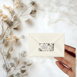 ホワイトマグノリアスとバタフライ差出人住所 ラベル